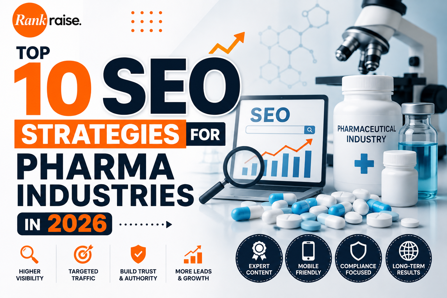 Top 10 SEO Strategies for Pharma Industries in 2026